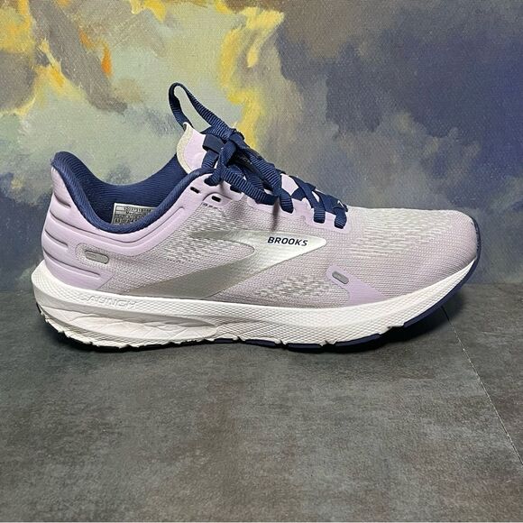Brooks Launch 9 1203731B588 Lilac & Silver Women's Running Shoes Size 6.5B - Picture 12 of 16